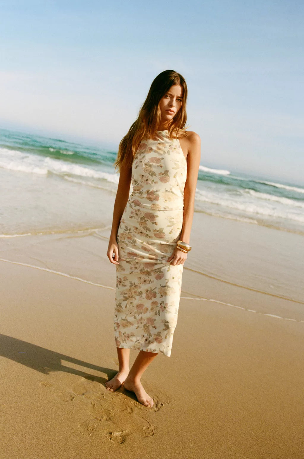 Floral midi dress