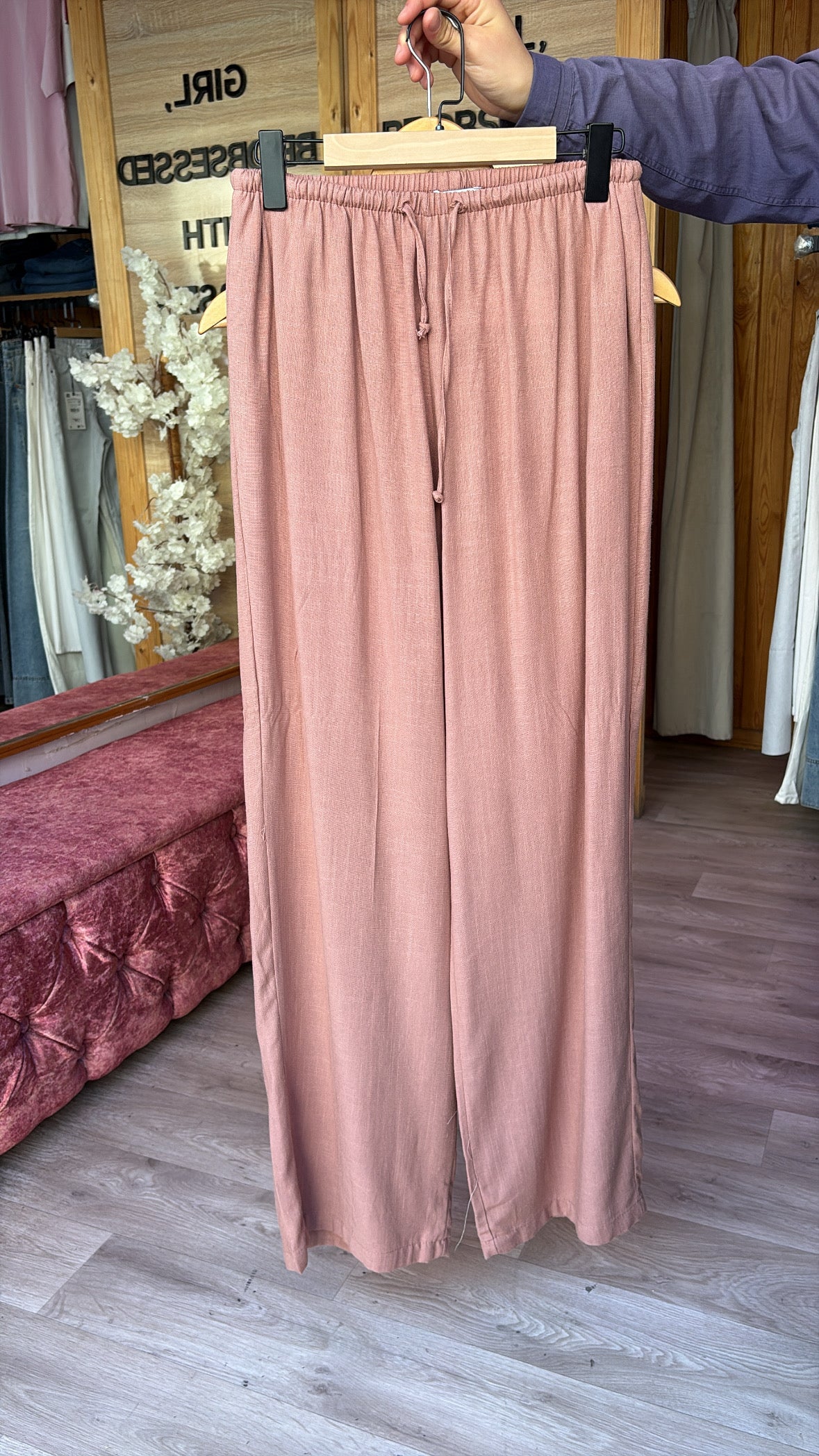 Linen pant - ZARA