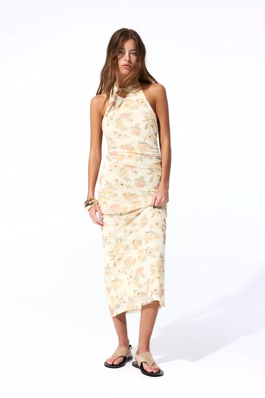 Floral midi dress