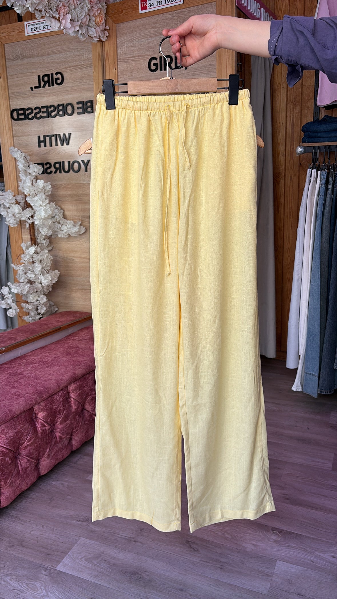 Linen pant - ZARA