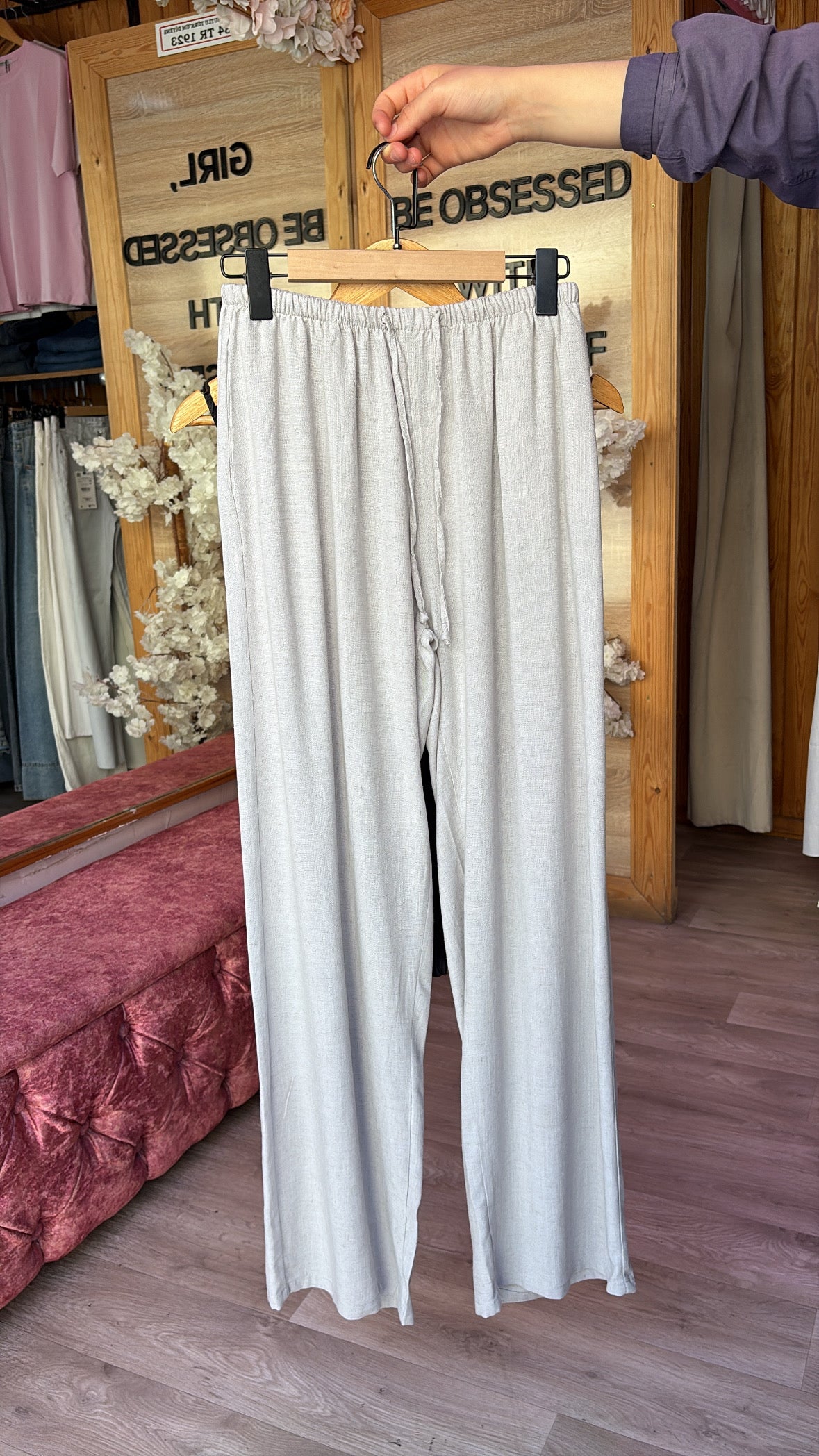 Linen pant - ZARA