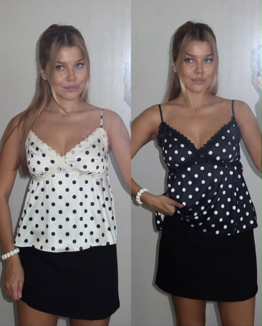 Top polka dots