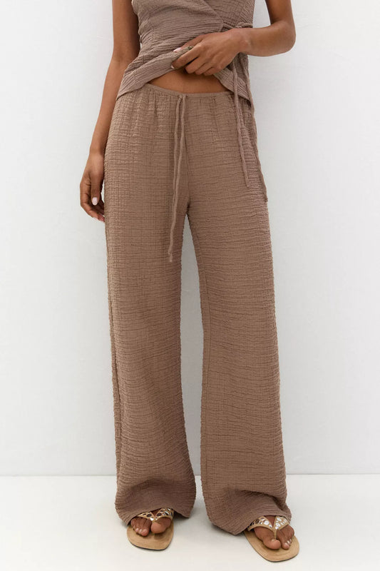 CREASED EFFECT CROSSOVER - PANT