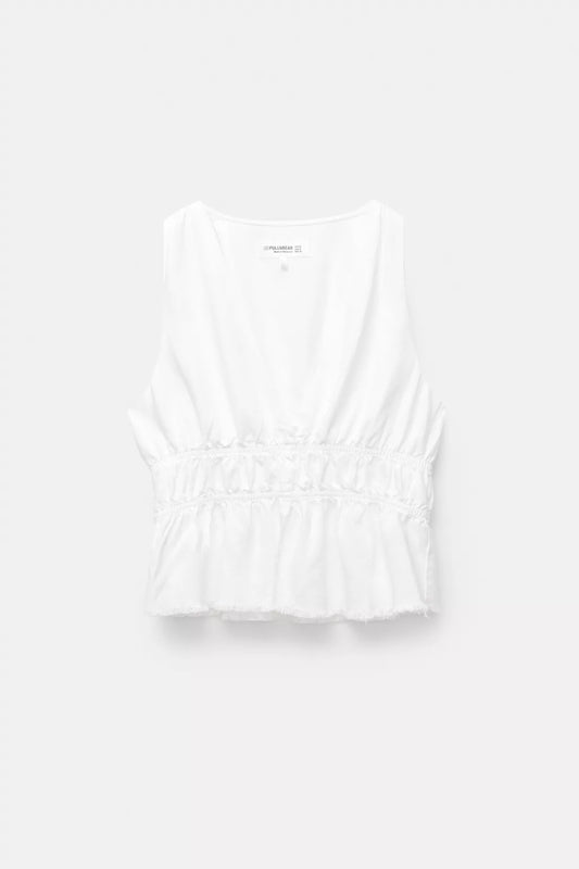 Rustic linen top