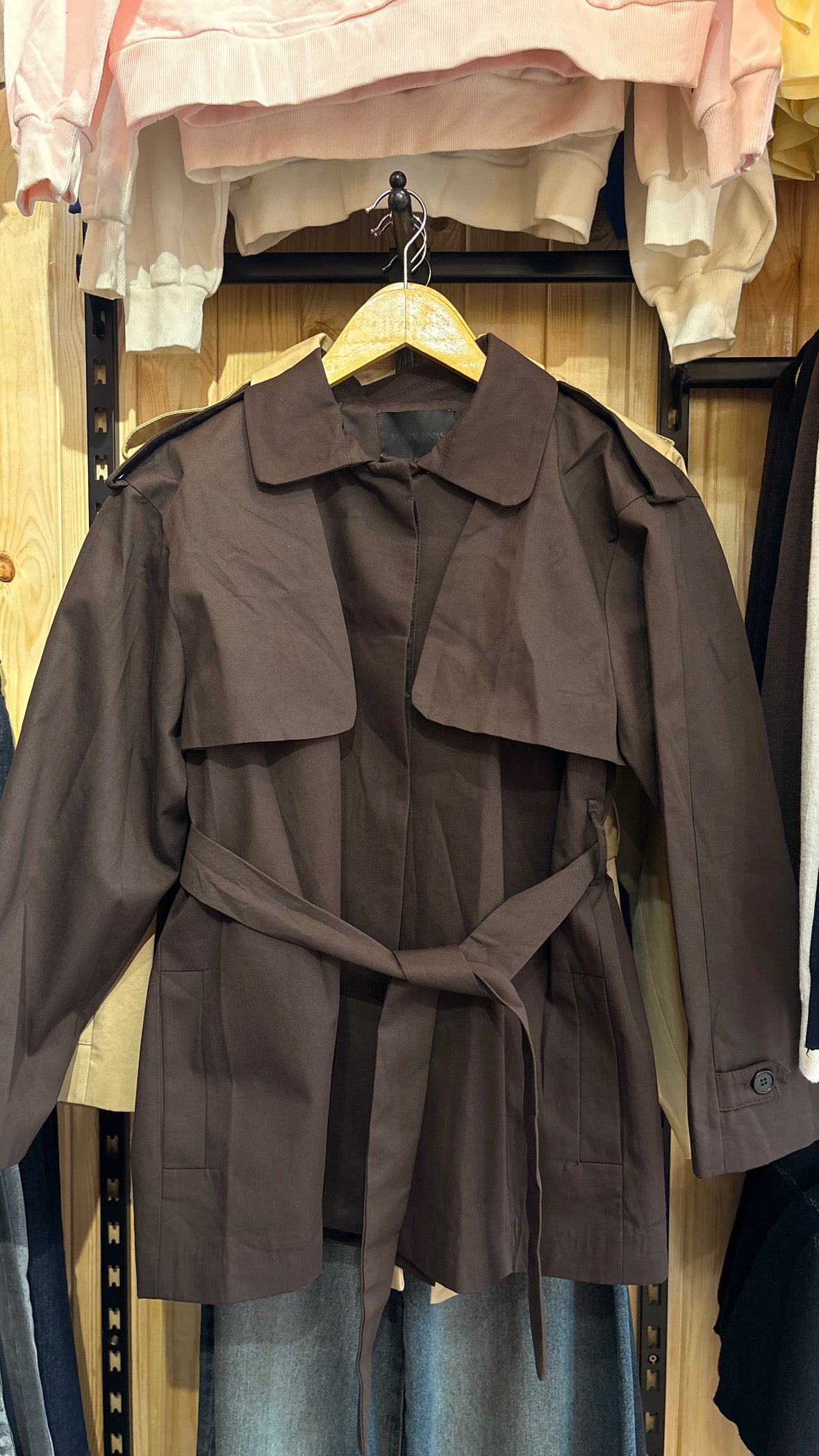 Trench coat short 2