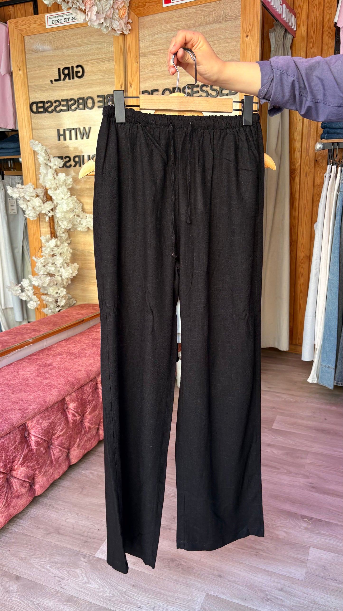 Linen pant - ZARA
