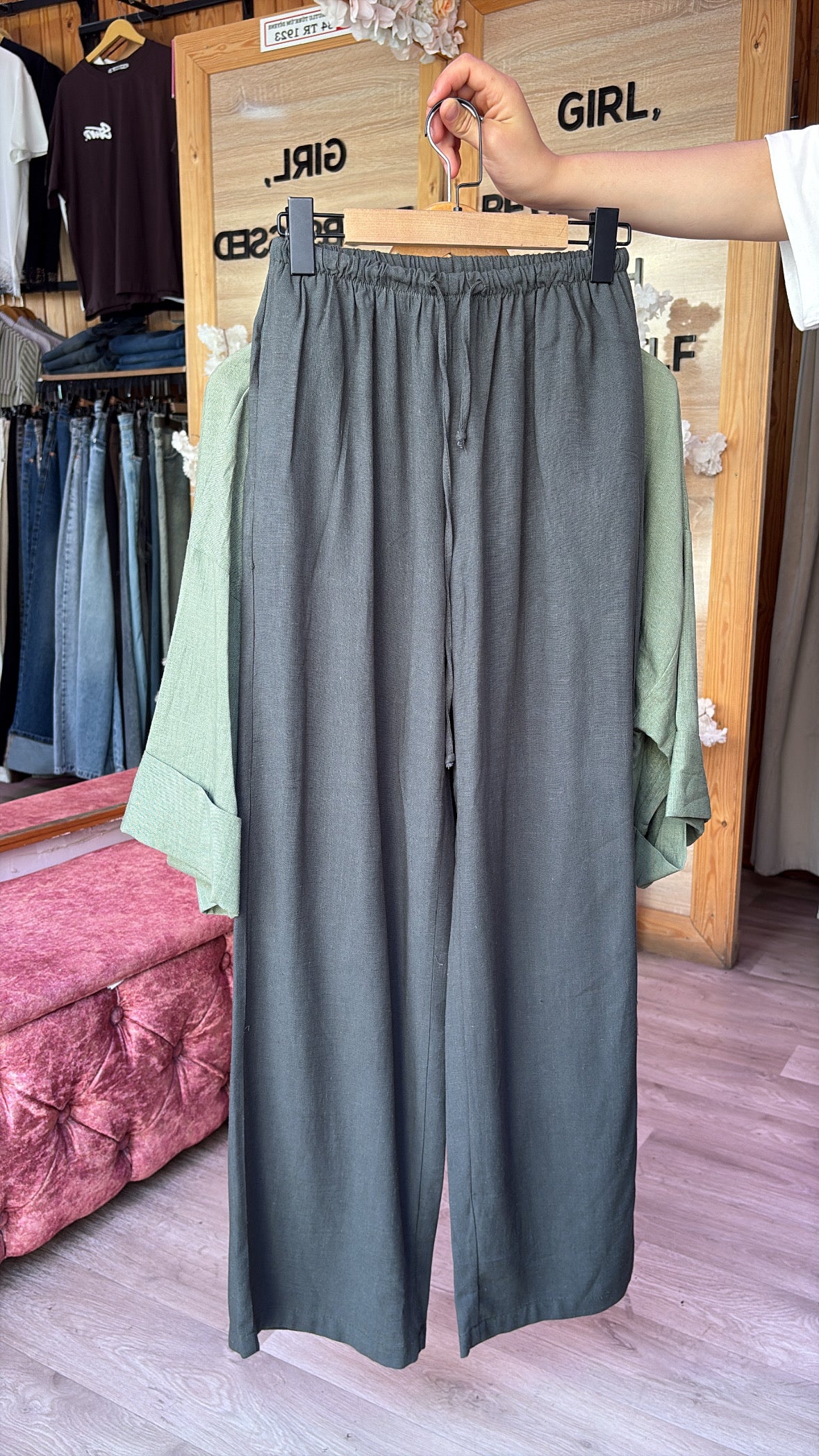 Linen pant - ZARA