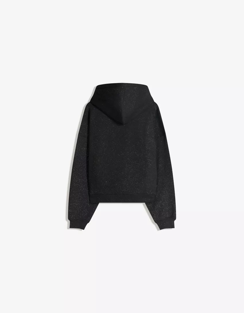 Sweat à capuche paillettes