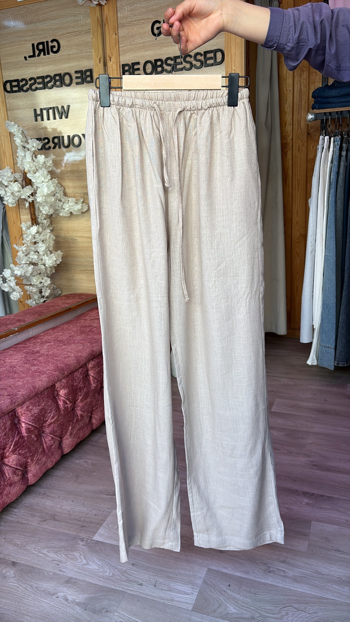 Linen pant - ZARA
