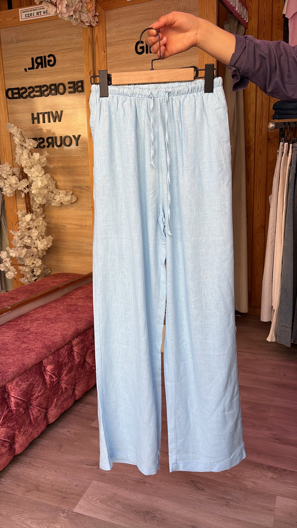 Linen pant - ZARA